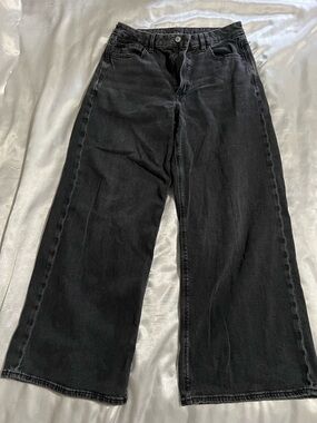 American Eagle Outfitters Black Jeans with Label Detail